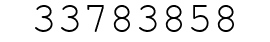 Number 33783858.