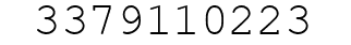 Number 3379110223.