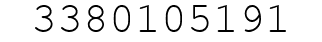 Number 3380105191.