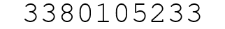 Number 3380105233.