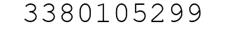 Number 3380105299.
