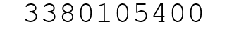 Number 3380105400.