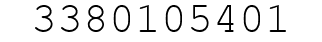 Number 3380105401.