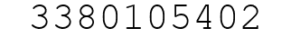 Number 3380105402.