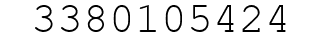 Number 3380105424.