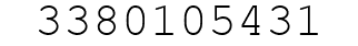 Number 3380105431.