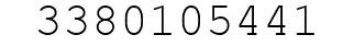 Number 3380105441.