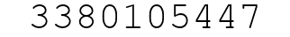 Number 3380105447.