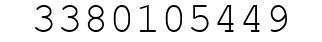 Number 3380105449.