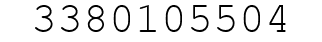 Number 3380105504.