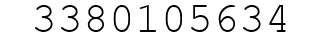 Number 3380105634.