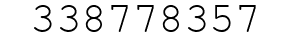 Number 338778357.