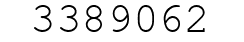Number 3389062.