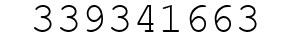 Number 339341663.