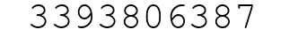 Number 3393806387.