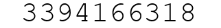 Number 3394166318.