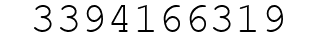 Number 3394166319.