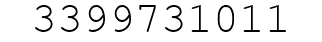 Number 3399731011.