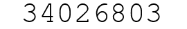 Number 34026803.