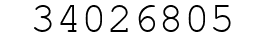 Number 34026805.