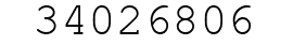 Number 34026806.