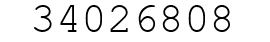 Number 34026808.