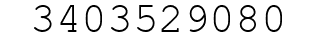 Number 3403529080.