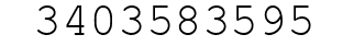 Number 3403583595.