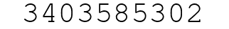 Number 3403585302.
