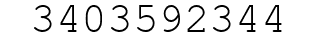 Number 3403592344.