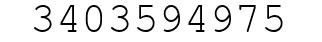 Number 3403594975.