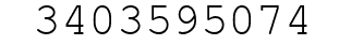 Number 3403595074.