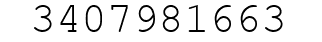 Number 3407981663.