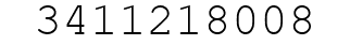 Number 3411218008.