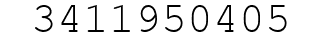 Number 3411950405.