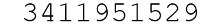 Number 3411951529.
