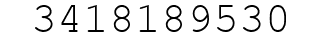 Number 3418189530.