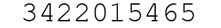 Number 3422015465.