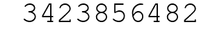 Number 3423856482.