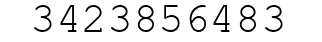 Number 3423856483.