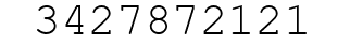 Number 3427872121.