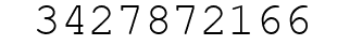 Number 3427872166.