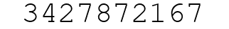 Number 3427872167.