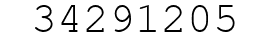 Number 34291205.