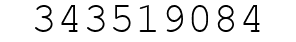 Number 343519084.