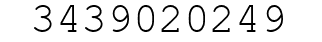 Number 3439020249.
