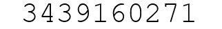 Number 3439160271.