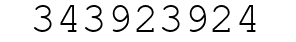 Number 343923924.
