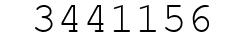 Number 3441156.