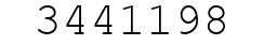 Number 3441198.